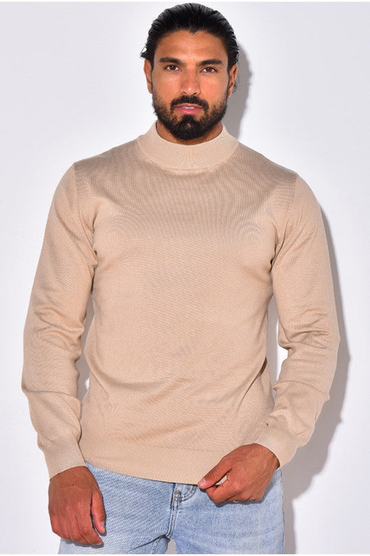 Sorenix | Refined Warmth Men's Half Turtleneck Sweater