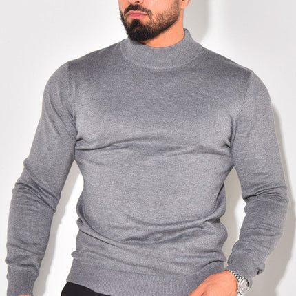 Sorenix | Refined Warmth Men's Half Turtleneck Sweater
