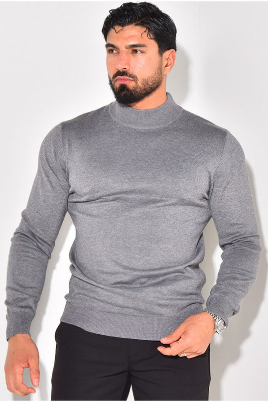 Sorenix | Refined Warmth Men's Half Turtleneck Sweater