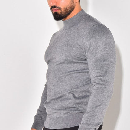 Sorenix | Refined Warmth Men's Half Turtleneck Sweater