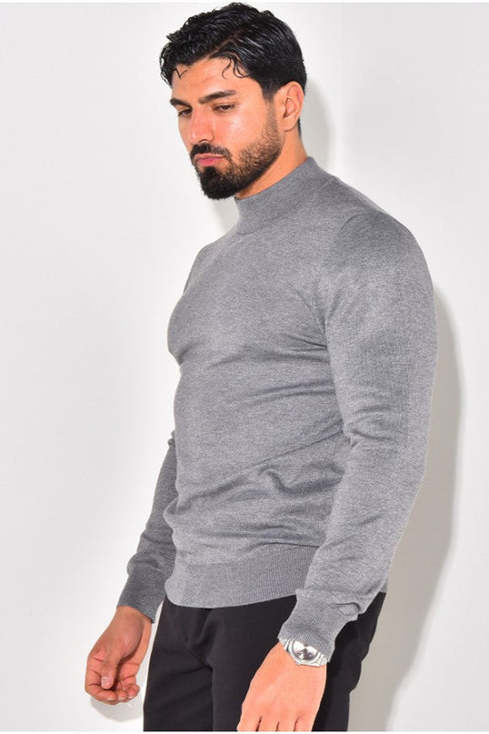 Sorenix | Refined Warmth Men's Half Turtleneck Sweater