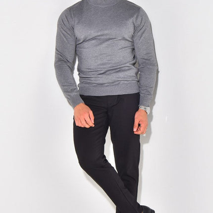 Sorenix | Refined Warmth Men's Half Turtleneck Sweater