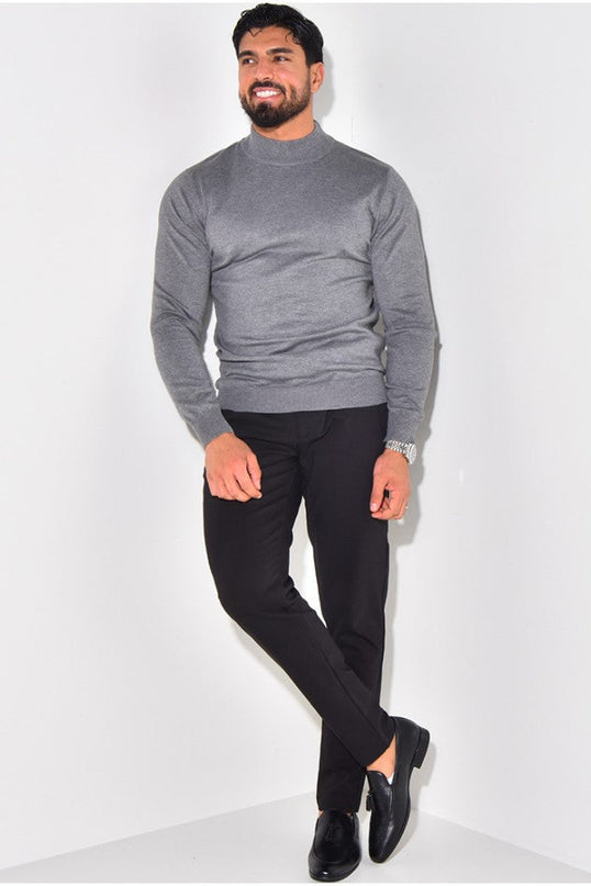 Sorenix | Refined Warmth Men's Half Turtleneck Sweater