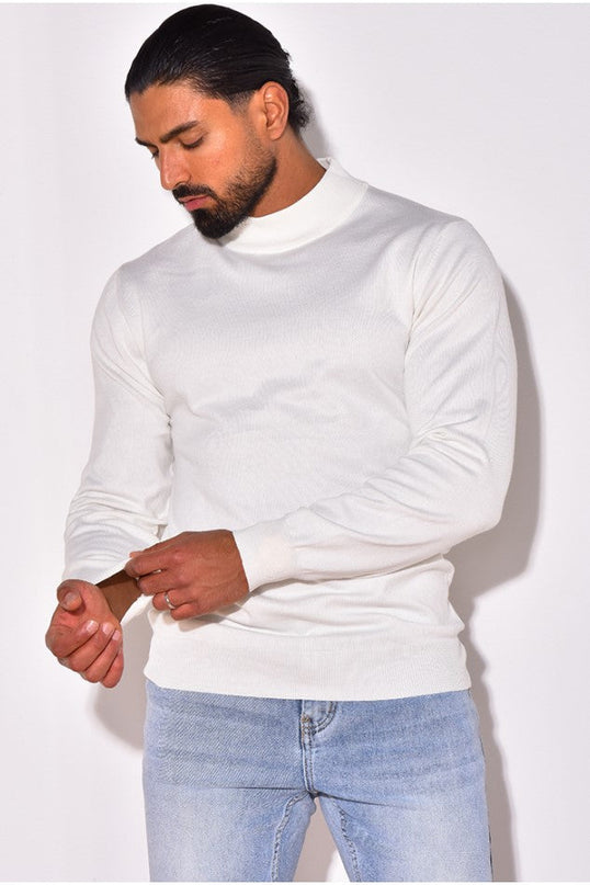 Sorenix | Refined Warmth Men's Half Turtleneck Sweater