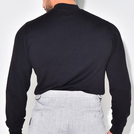 Sorenix | Refined Warmth Men's Half Turtleneck Sweater