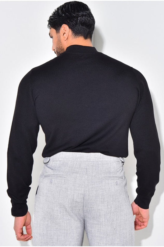 Sorenix | Refined Warmth Men's Half Turtleneck Sweater