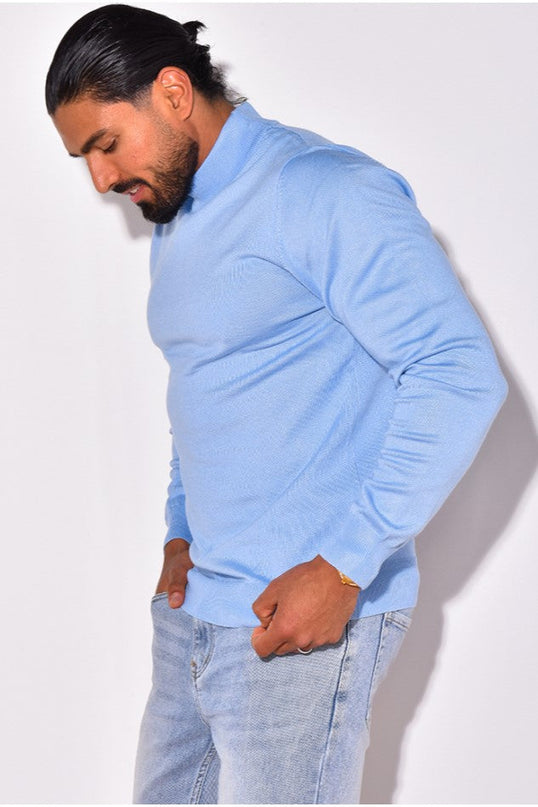 Sorenix | Refined Warmth Men's Half Turtleneck Sweater