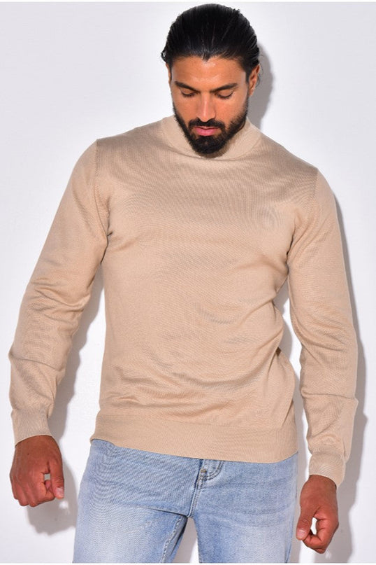 Sorenix | Refined Warmth Men's Half Turtleneck Sweater