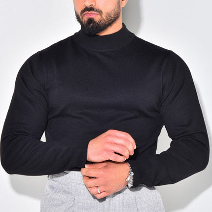 Sorenix | Refined Warmth Men's Half Turtleneck Sweater
