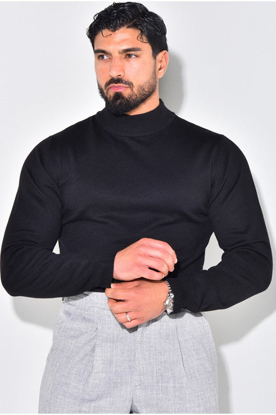 Sorenix | Refined Warmth Men's Half Turtleneck Sweater