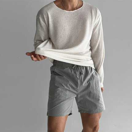 Sorenzo | Men's Long Sleeve Shirt – Breathable Knit