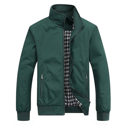 Stellan | Men's Winter Jacket – Full-Zip Stand Collar
