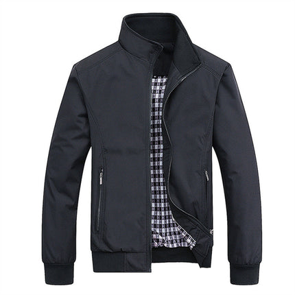 Stellan | Men's Winter Jacket – Full-Zip Stand Collar