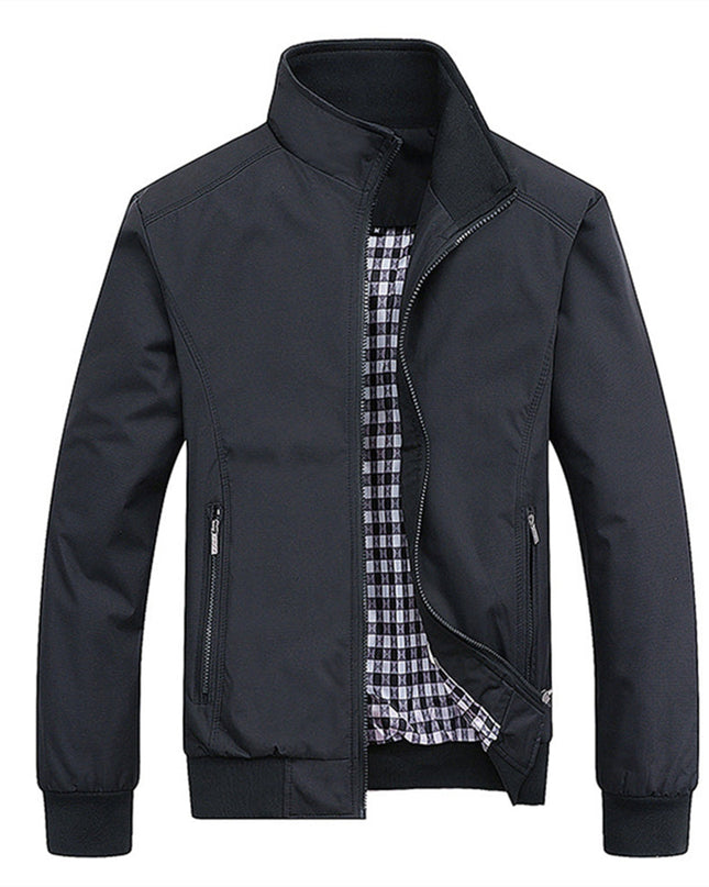 Stellan | Men's Winter Jacket – Full-Zip Stand Collar