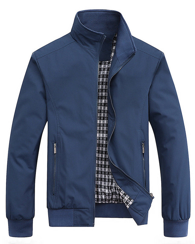 Stellan | Men's Winter Jacket – Full-Zip Stand Collar