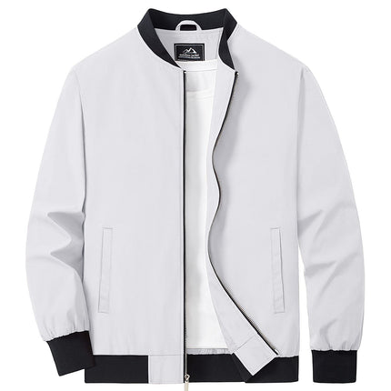Tavian | Men's Bomber Jacket – Lightweight Zip Windbreaker