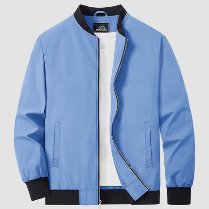 Tavian | Men's Bomber Jacket – Lightweight Zip Windbreaker