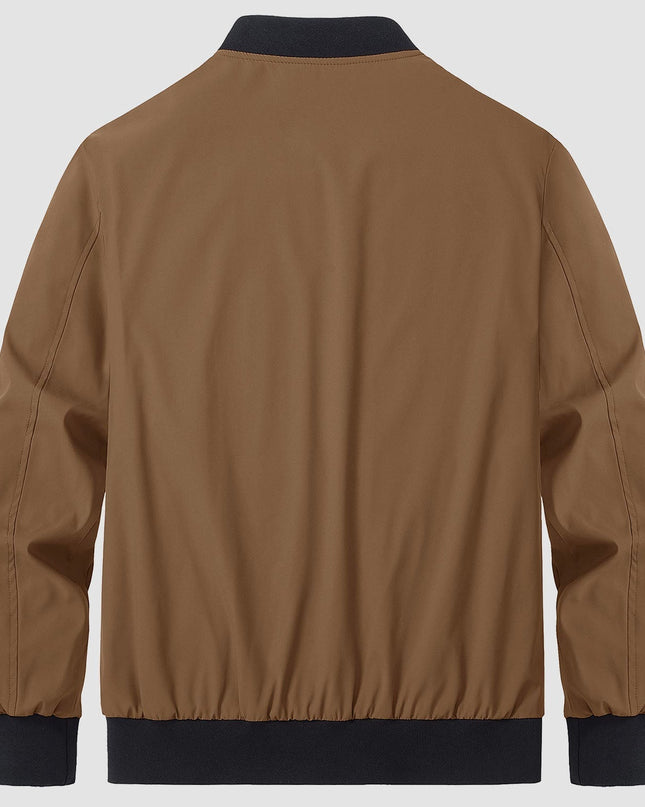 Tavian | Men's Bomber Jacket – Lightweight Zip Windbreaker