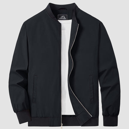 Tavian | Men's Bomber Jacket – Lightweight Zip Windbreaker