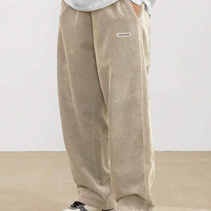 Théodore | Men's Corduroy Pants – Loose Straight-Leg Fit