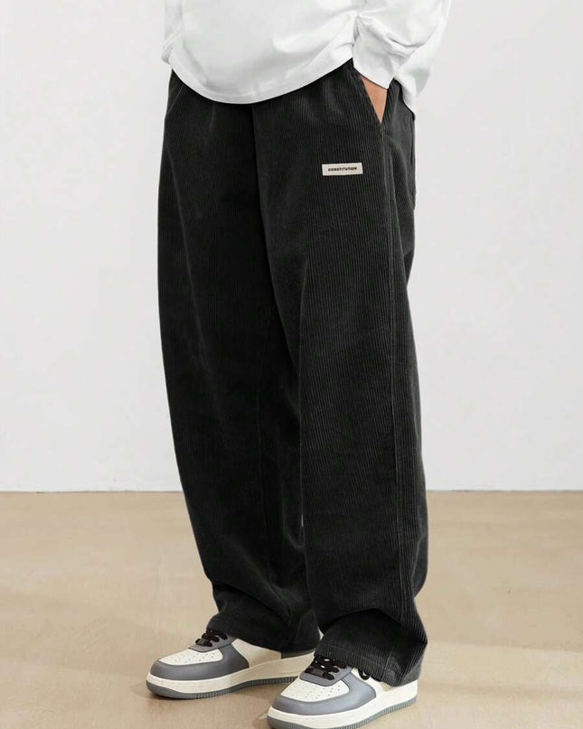 Théodore | Men's Corduroy Pants – Loose Straight-Leg Fit
