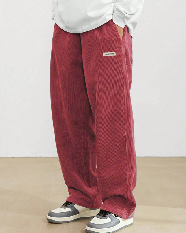 Théodore | Men's Corduroy Pants – Loose Straight-Leg Fit