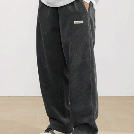 Théodore | Men's Corduroy Pants – Loose Straight-Leg Fit