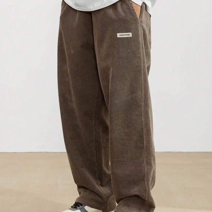 Théodore | Men's Corduroy Pants – Loose Straight-Leg Fit