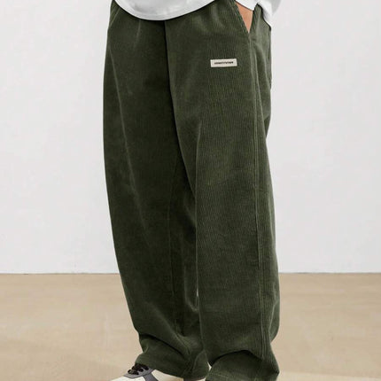 Théodore | Men's Corduroy Pants – Loose Straight-Leg Fit