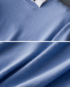 Light Blue Round-neck