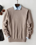 Beige Round-neck