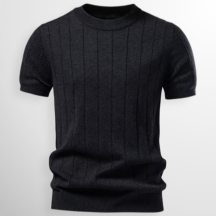 Thierry | Men's Ribbed Crew-Neck T-Shirt