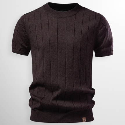 Thierry | Men's Ribbed Crew-Neck T-Shirt