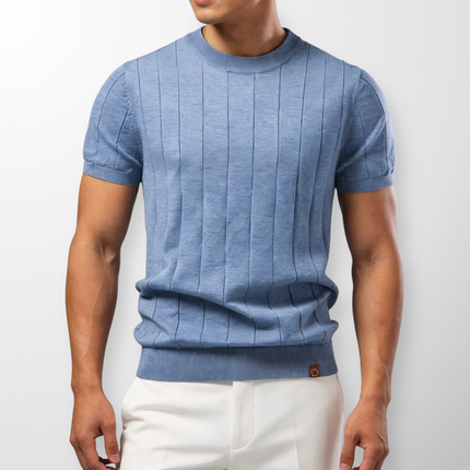 Thierry | Men's Ribbed Crew-Neck T-Shirt