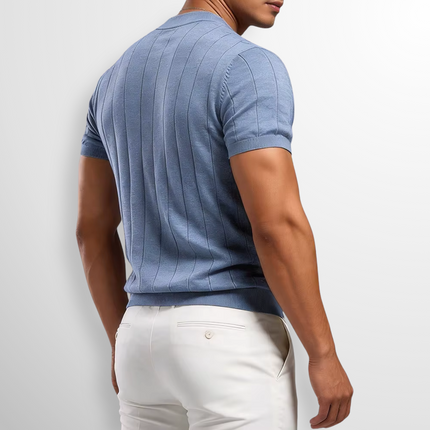 Thierry | Men's Ribbed Crew-Neck T-Shirt