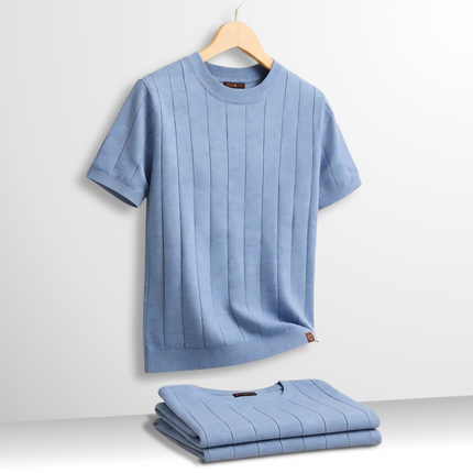 Thierry | Men's Ribbed Crew-Neck T-Shirt