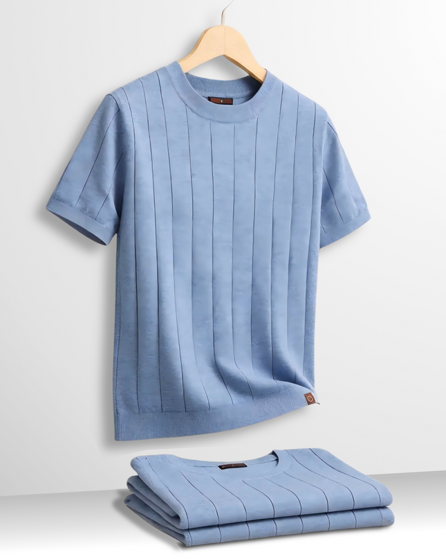 Thierry | Men's Ribbed Crew-Neck T-Shirt