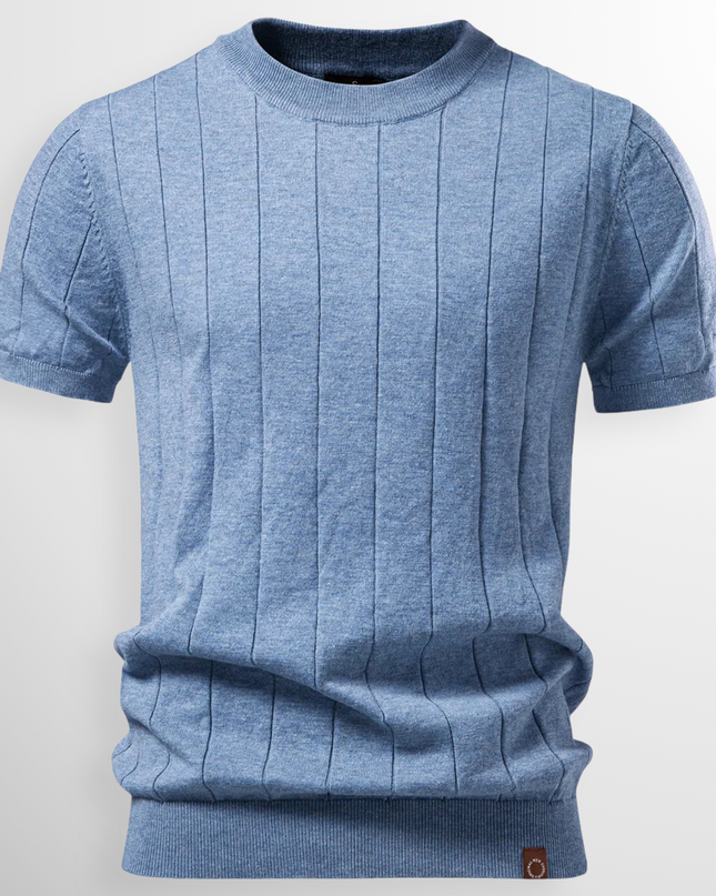 Thierry | Men's Ribbed Crew-Neck T-Shirt
