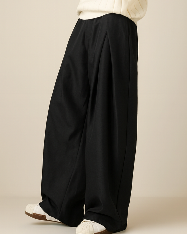 Valdren | Men's Dress Pants Wide Leg Pleated Tailored