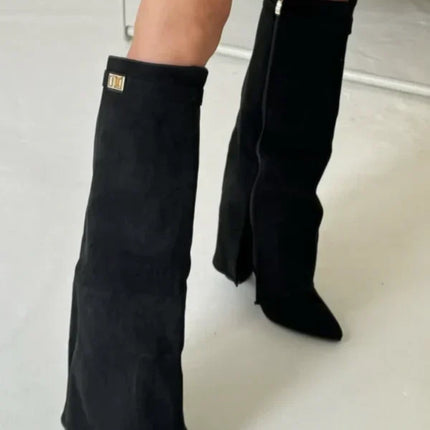 Valerie | Women's Knee-High Heeled Boots