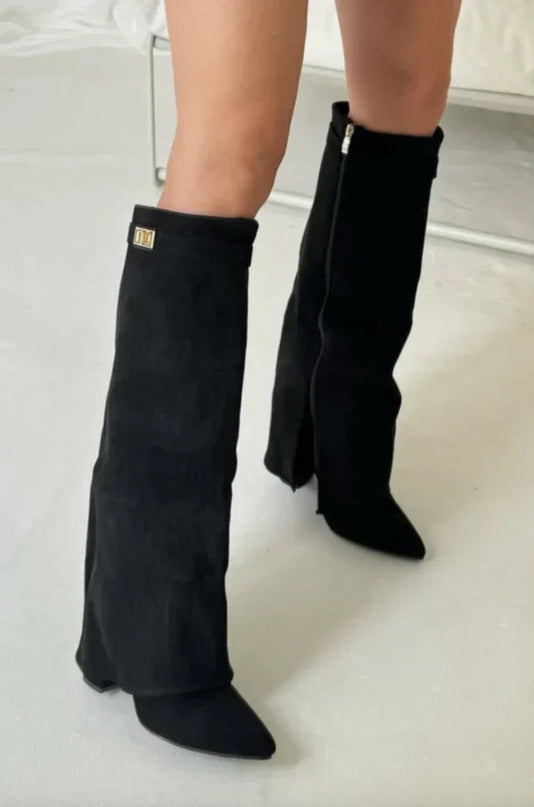 Valerie | Women's Knee-High Heeled Boots