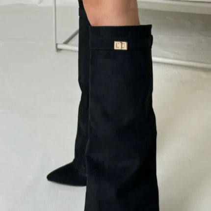 Valerie | Women's Knee-High Heeled Boots