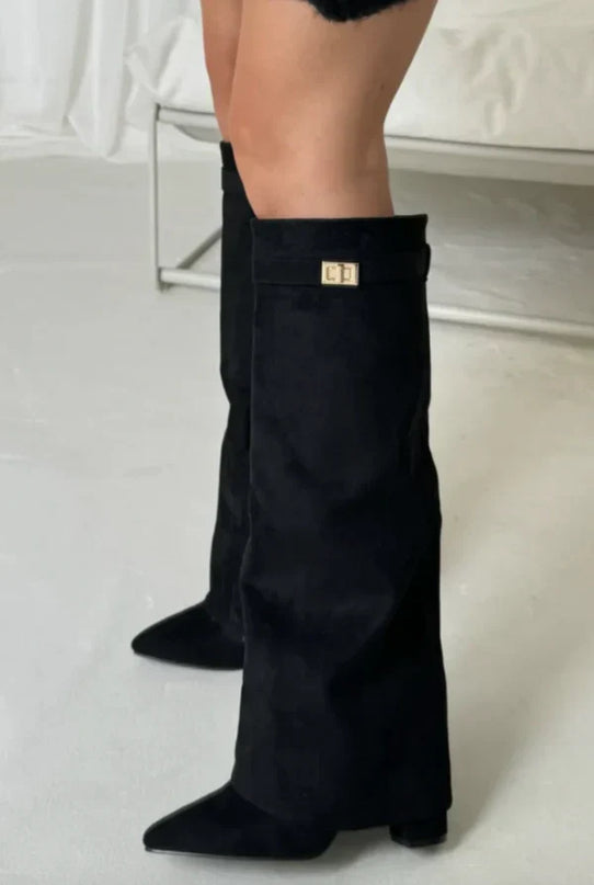 Valerie | Women's Knee-High Heeled Boots