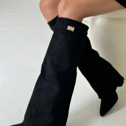 Valerie | Women's Knee-High Heeled Boots