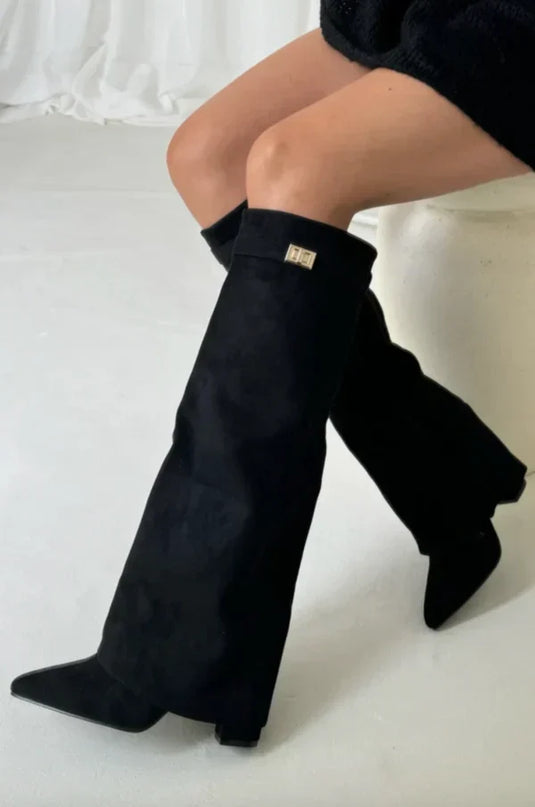 Valerie | Women's Knee-High Heeled Boots