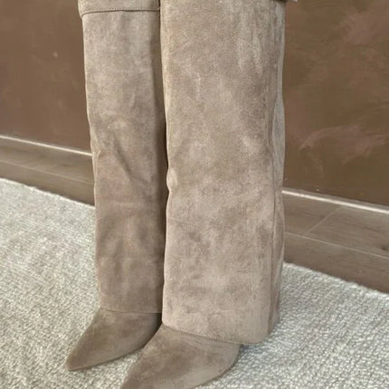 Valerie | Women's Knee-High Heeled Boots