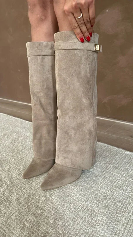 Valerie | Women's Knee-High Heeled Boots