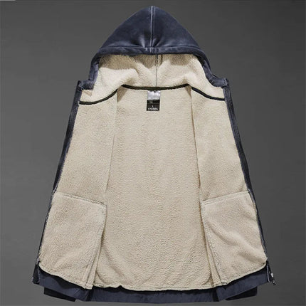 Valerio | Men's Fleece Zip-Up Hoodie