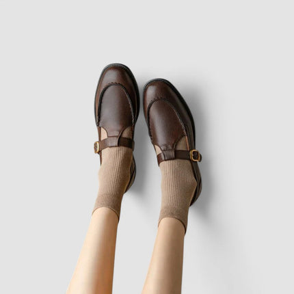 Veloria | Everyday Comfort T-Bar Mary Jane Flats