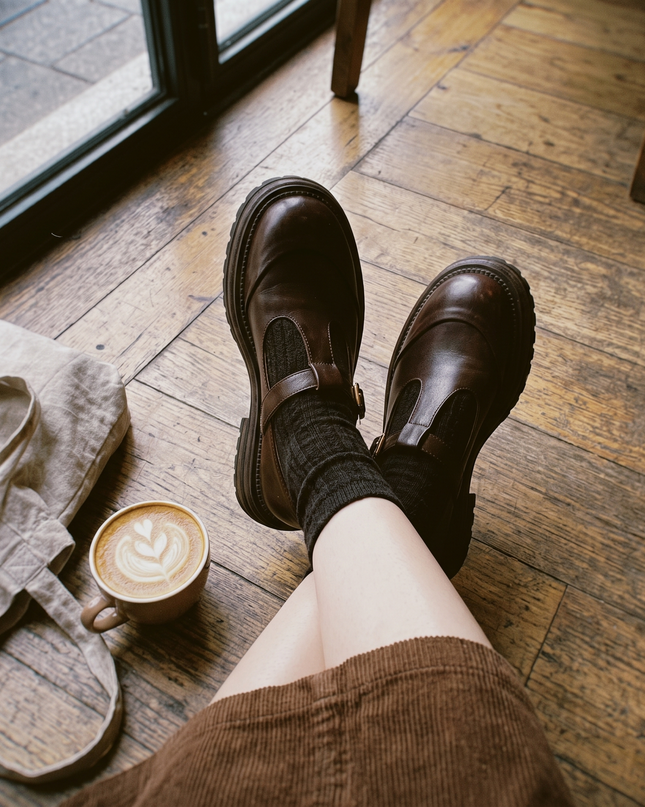 Veloura | All-Day Comfort Mary Jane Shoes for Women